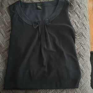 Ann Taylor tank blouse navy blue XL. Paid $50. Asking $35